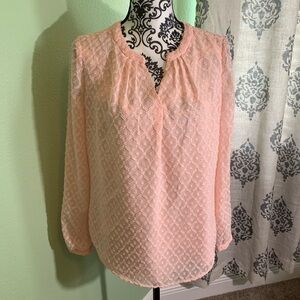 Talbots Pink Tunic size Small